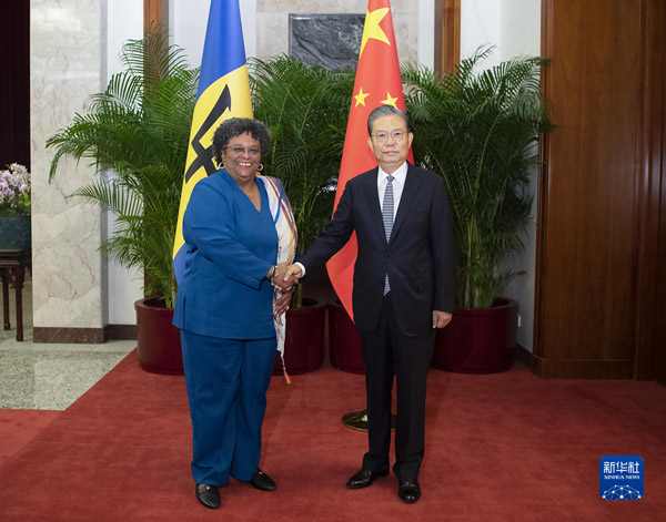 趙樂(lè)際分別會(huì)見巴巴多斯、新西蘭、蒙古國(guó)、越南總理